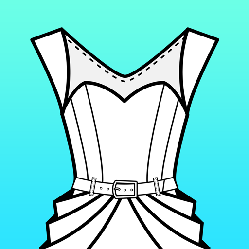Logo of Fashion Design Flat Sketch