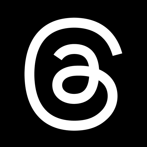 Logo of Threads, an Instagram app