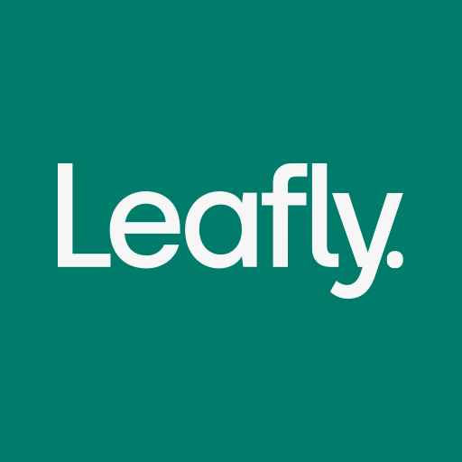 Logo of Leafly: Find Cannabis and CBD